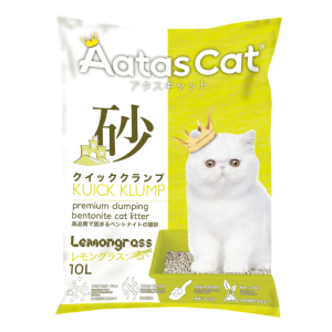 AATAS CAT BENTONITE LEMONGRASS LITTER 10L