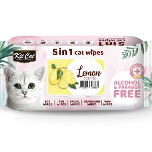 KIT CAT 5 IN 1 WIPES-LEMON