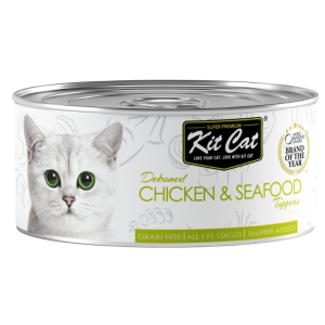 KIT CAT DEBONED CHICKEN & SEAFOOD TOPPERS 80g