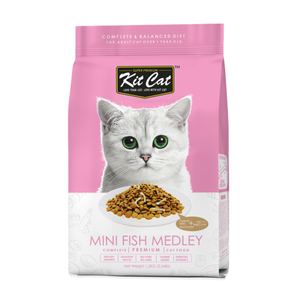 KIT CAT MINI FISH MEDLEY 1.2KG