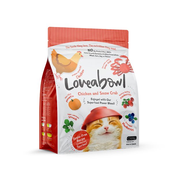 LOVEABOWL GRAIN FREE CHICKEN AND SNOW CRAB 1KG