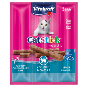 VITAKRAFT MINI CAT STICK PLAICE AND OMEGA (3 SACHET)